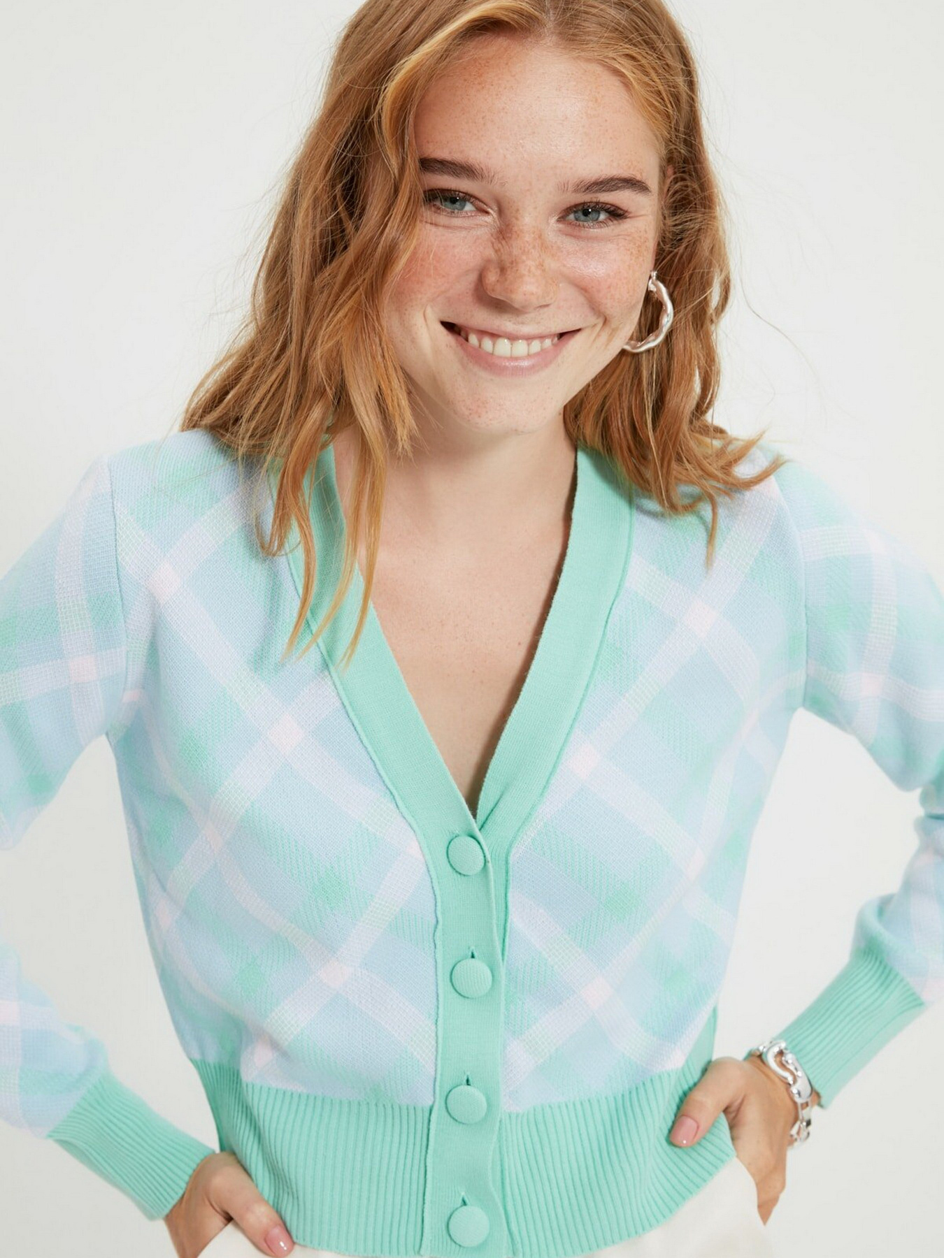 Кардиган Trendyol модель TWOAW22HI0023/Mint Фото