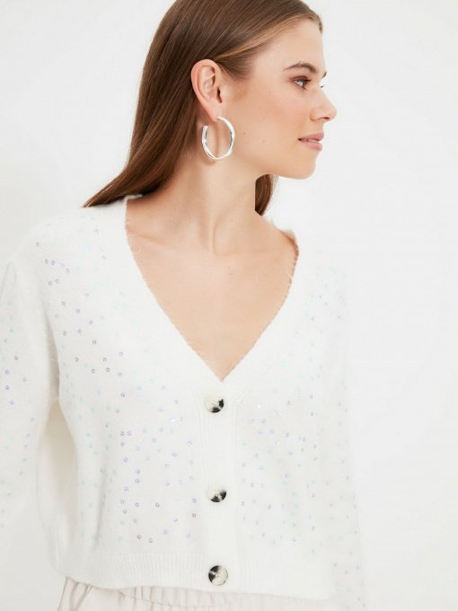Кардиган Trendyol модель TWOAW22HI0024/Ekru Фото