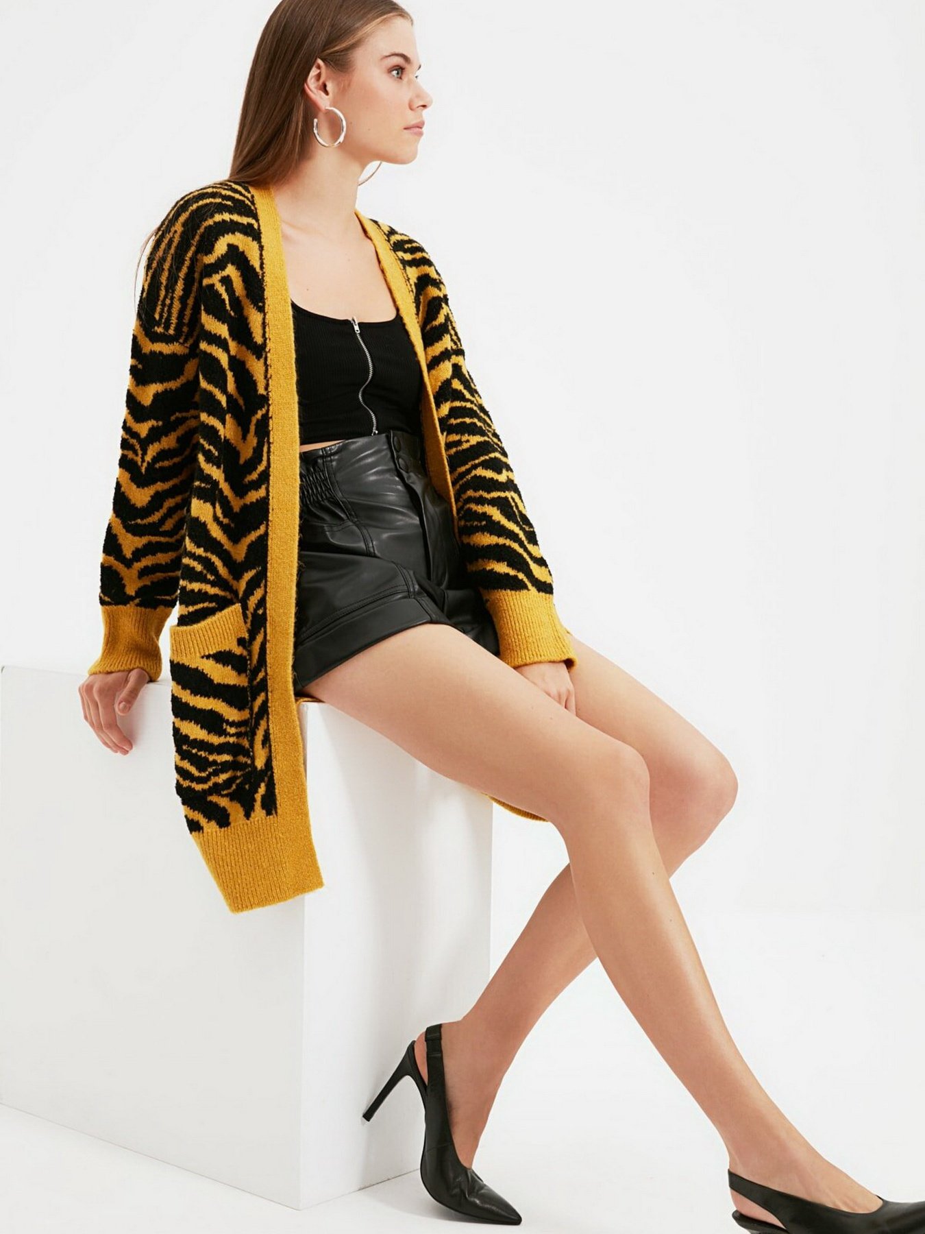 Кардиган Trendyol модель TWOAW22HI0118/Sari Фото