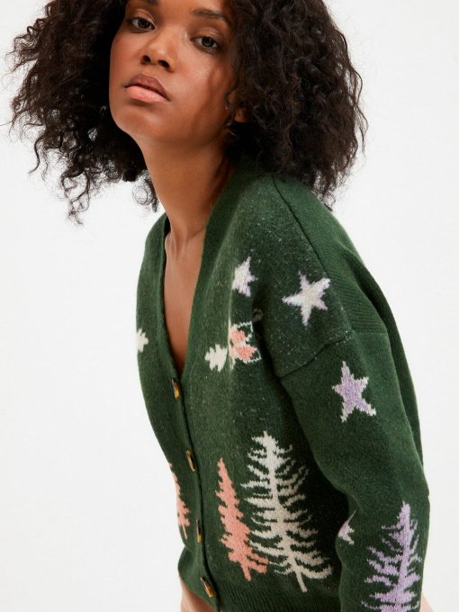 Кардиган Trendyol модель TWOAW22HI0161/Koyu Yesil Фото