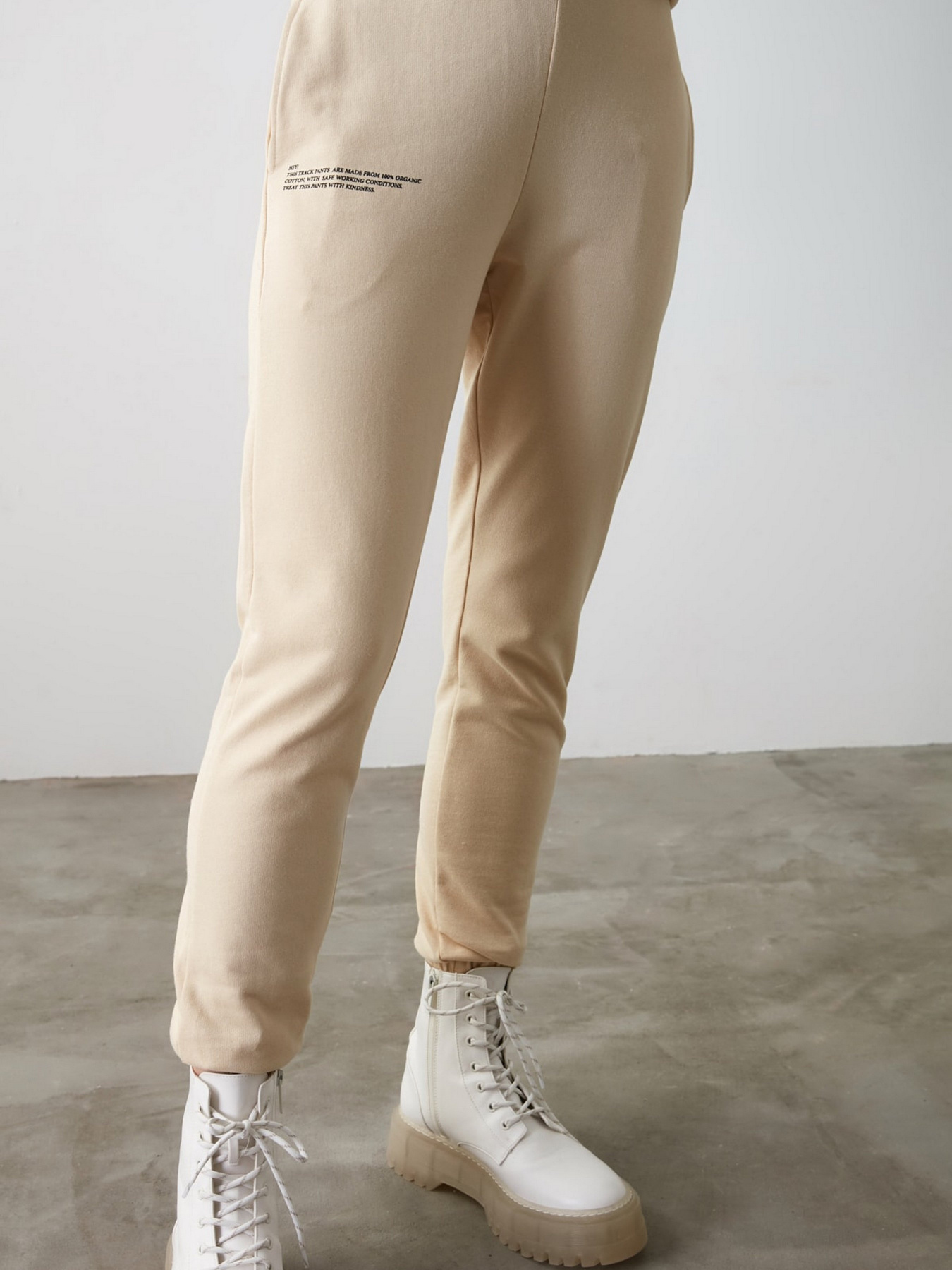 Штаны спортивные Trendyol модель TWOAW21EA0182/Bej Фото