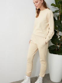 Штаны спортивные Trendyol модель TWOAW21EA0182/Bej Фото