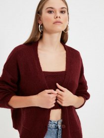 Кардиган Trendyol модель TWOAW22HI0162/Bordo Фото