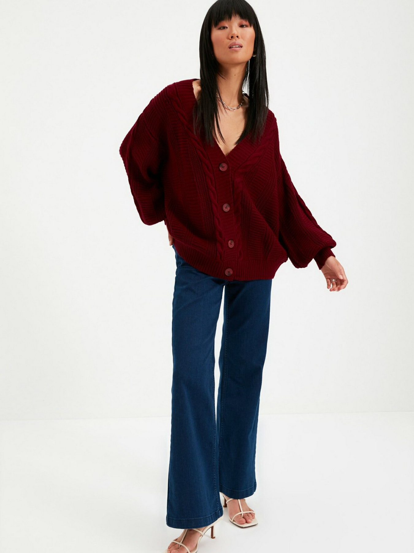 Кардиган Trendyol модель TWOAW22HI0176/Bordo Фото