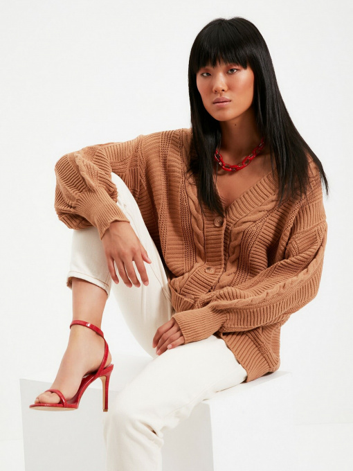 Кардиган Trendyol модель TWOAW22HI0176/Camel Фото
