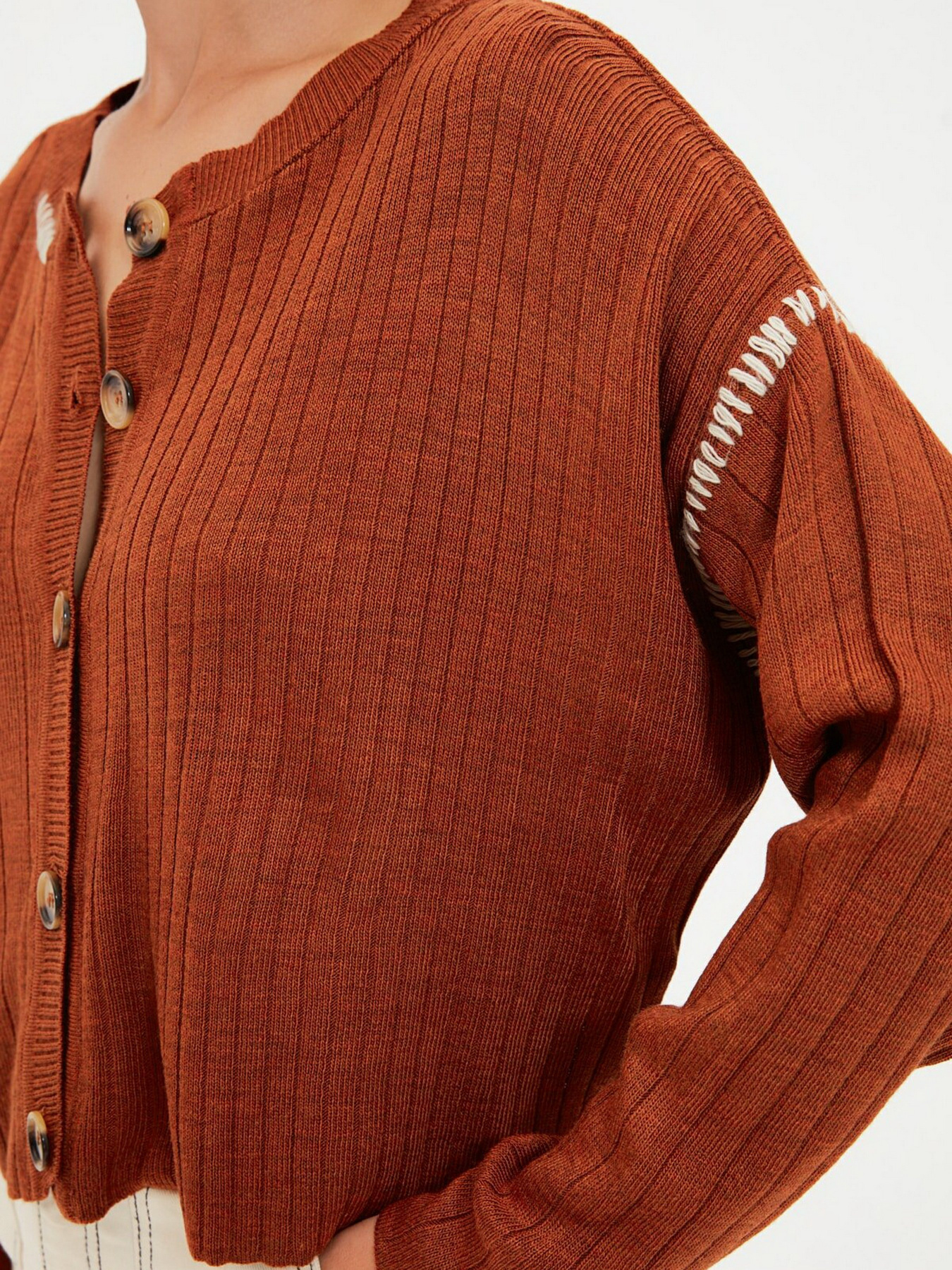 Кардиган Trendyol модель TWOAW22HI0178/Taba Фото