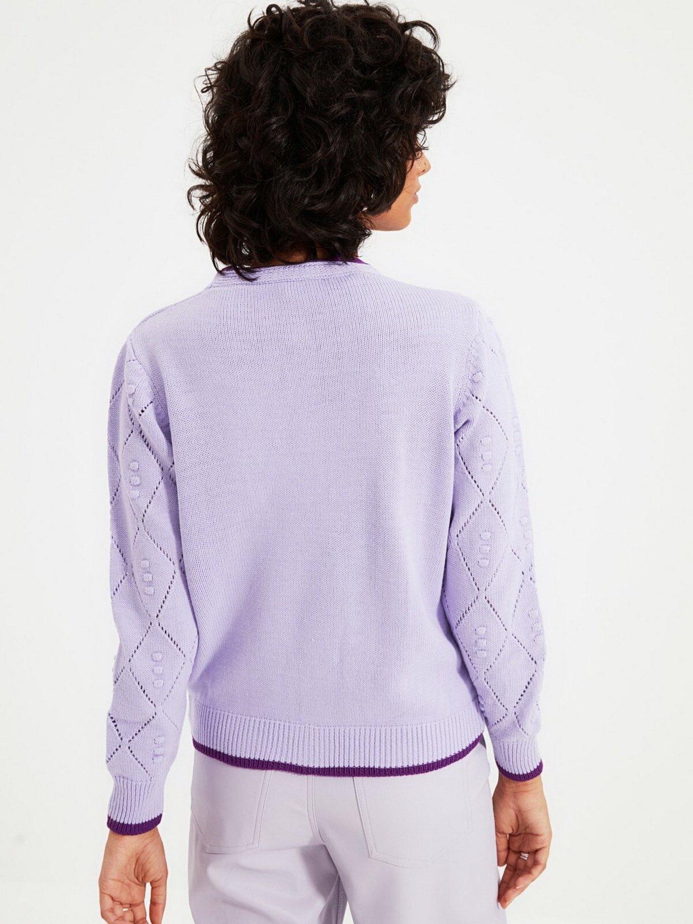 Кардиган Trendyol модель TWOAW22HI0181/Lila Фото