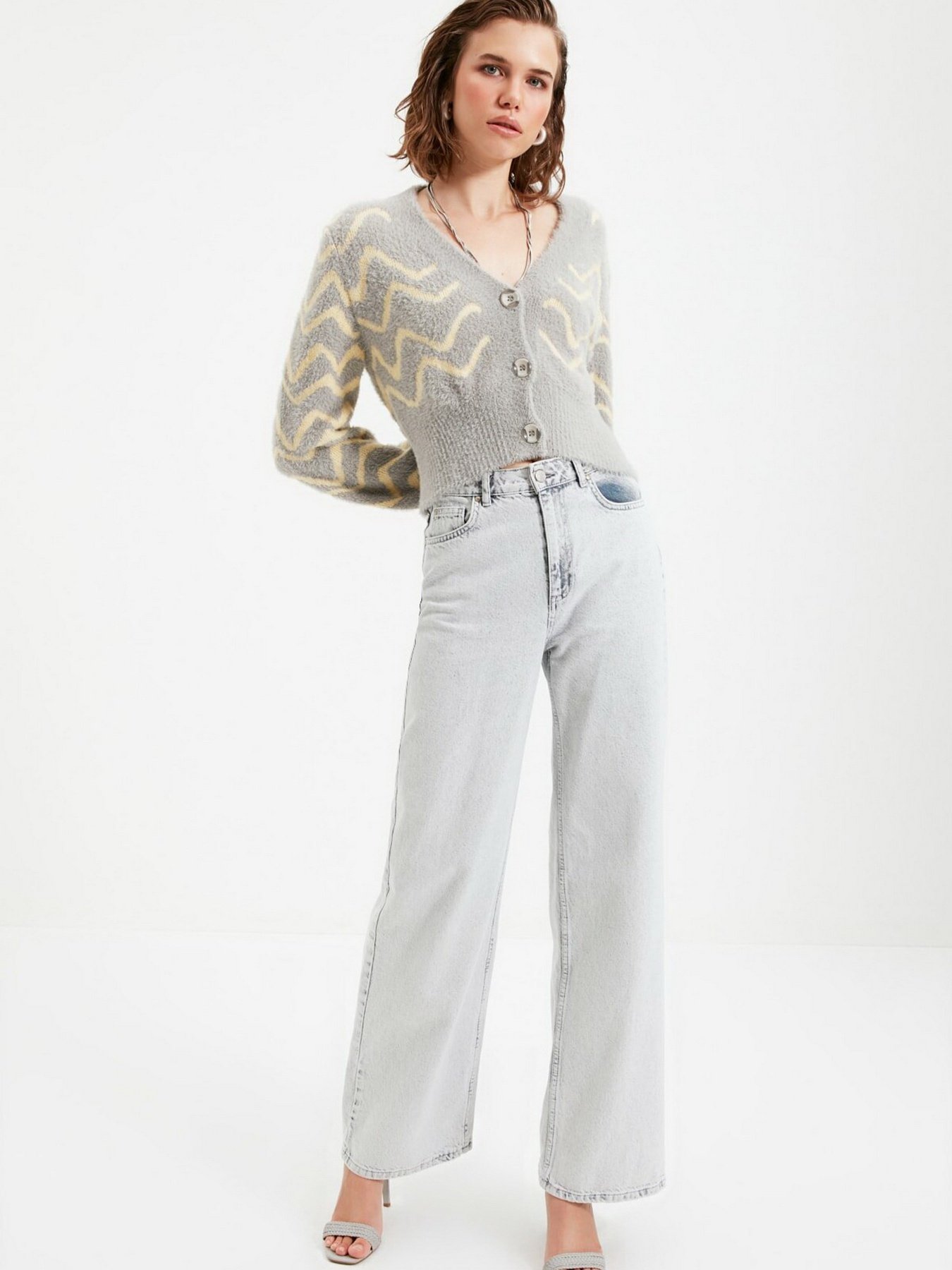 Кардиган Trendyol модель TWOAW22HI0184/Gri Фото