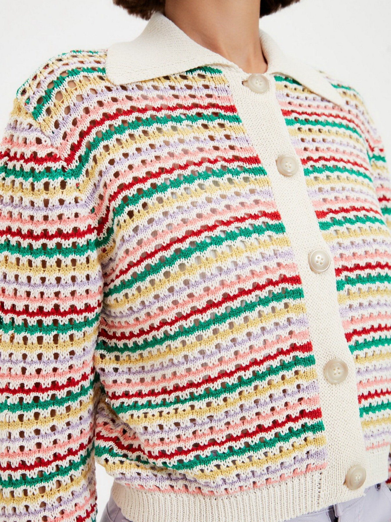 Кардиган Trendyol модель TWOAW22HI0196/Cok Renkli Фото