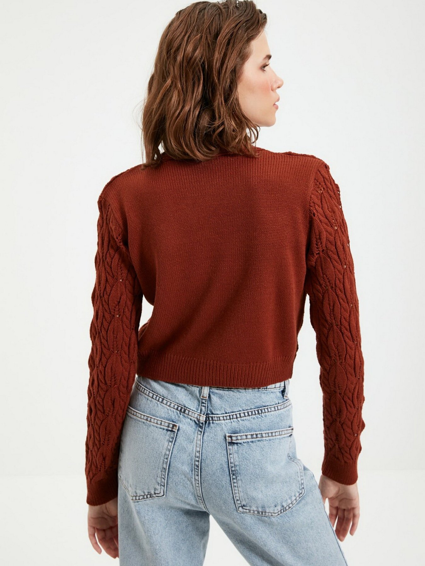 Кардиган Trendyol модель TWOAW22HI0227/Kahverengi Фото