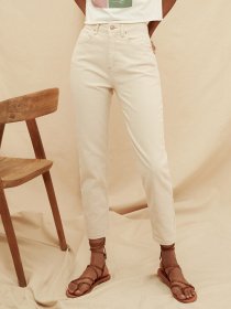 Джинси мом Trendyol Mom модель TWOSS21JE0302/Ekru Фото