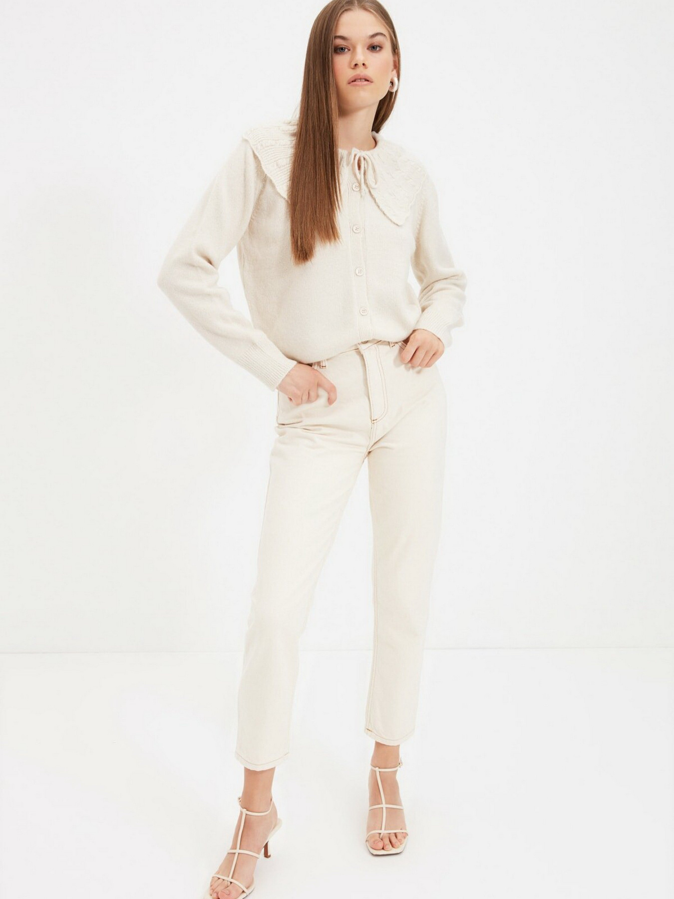 Кардиган Trendyol модель TWOAW22HI0261/Bej Кардиган Trendyol модель TWOAW22HI0261/Bej Фото