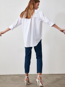 Блуза Trendyol модель TWOAW20GO0107/BEYAZ Фото