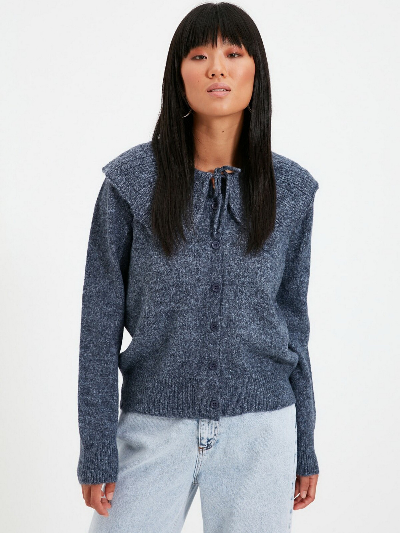 Кардиган Trendyol модель TWOAW22HI0261/Indigo Фото