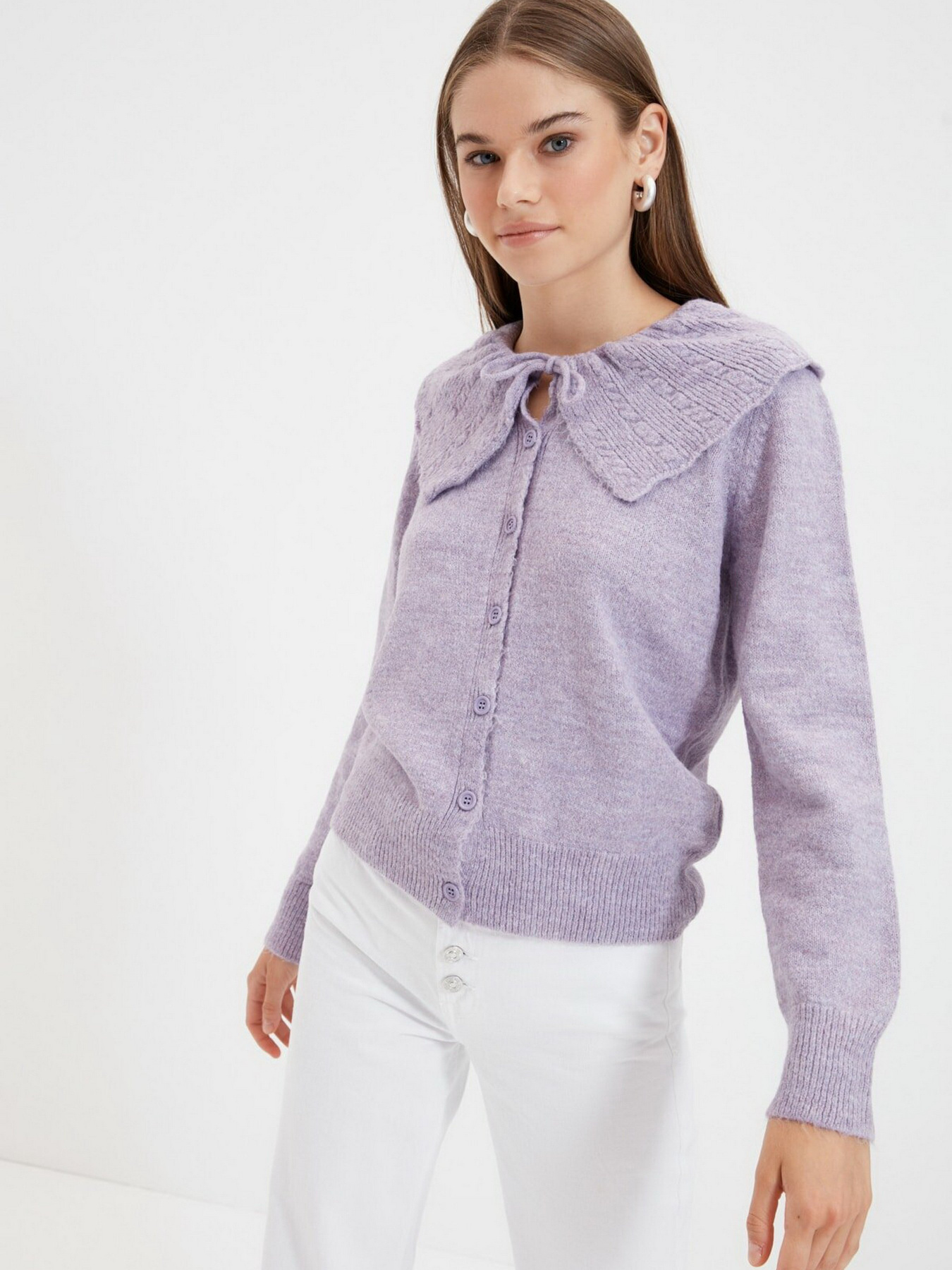 Кардиган Trendyol модель TWOAW22HI0261/Lila Фото