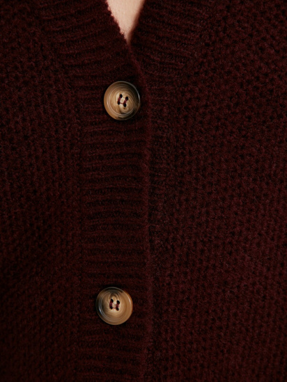 Кардиган Trendyol модель TWOAW22HI0262/Bordo — фото 4 - INTERTOP