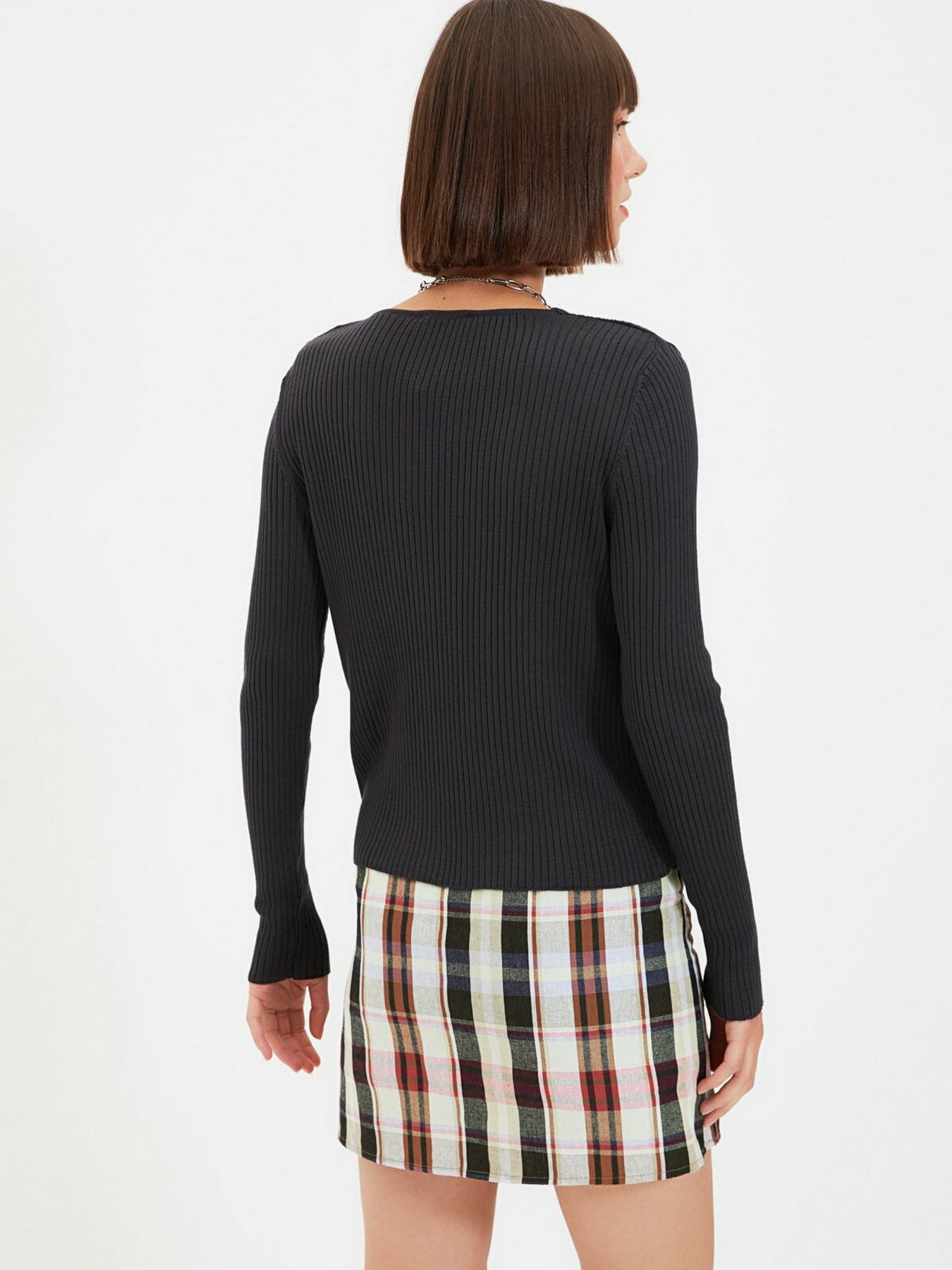 Кардиган Trendyol модель TWOAW22HI0266/Antrasit Фото