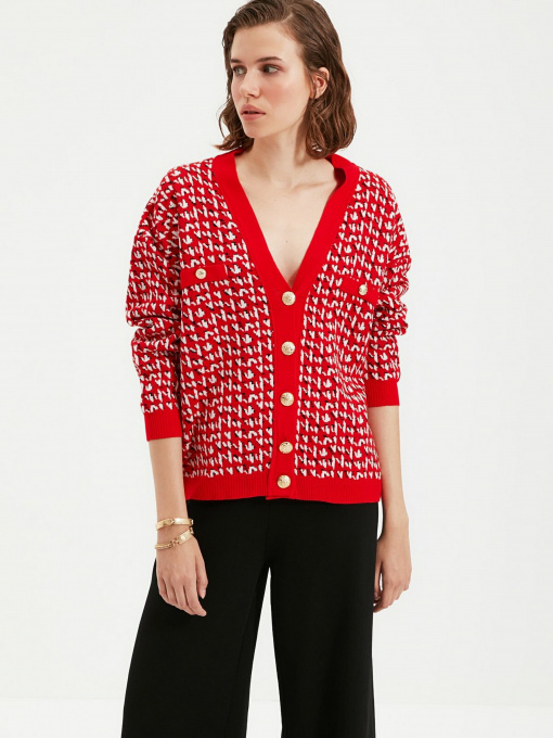 Кардиган Trendyol модель TWOAW22HI0268/Kirmizi Фото