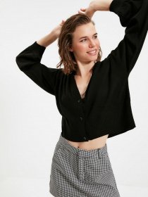 Кардиган Trendyol модель TWOAW22HI0272/Siyah Фото