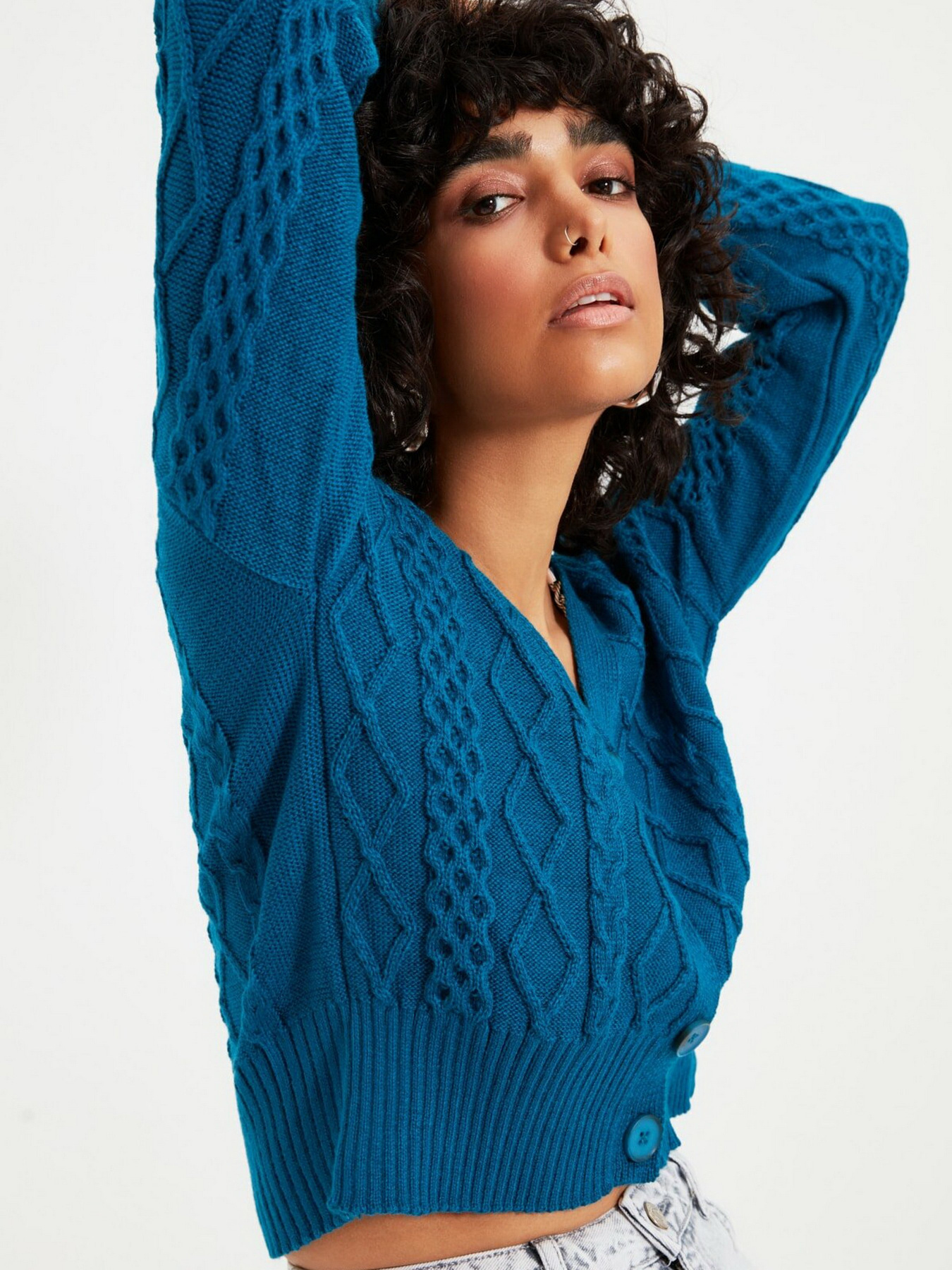 Кардиган Trendyol модель TWOAW22HI0302/Petrol Фото