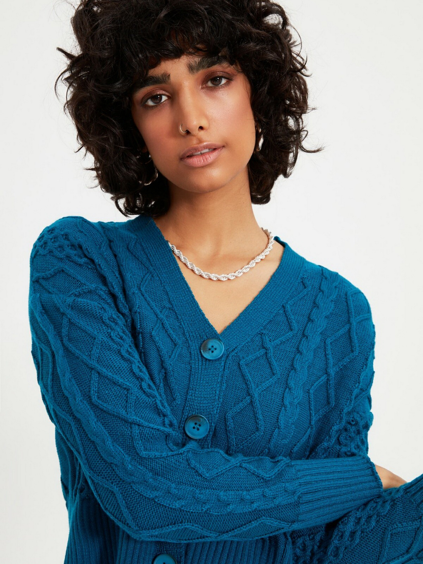 Кардиган Trendyol модель TWOAW22HI0302/Petrol Фото