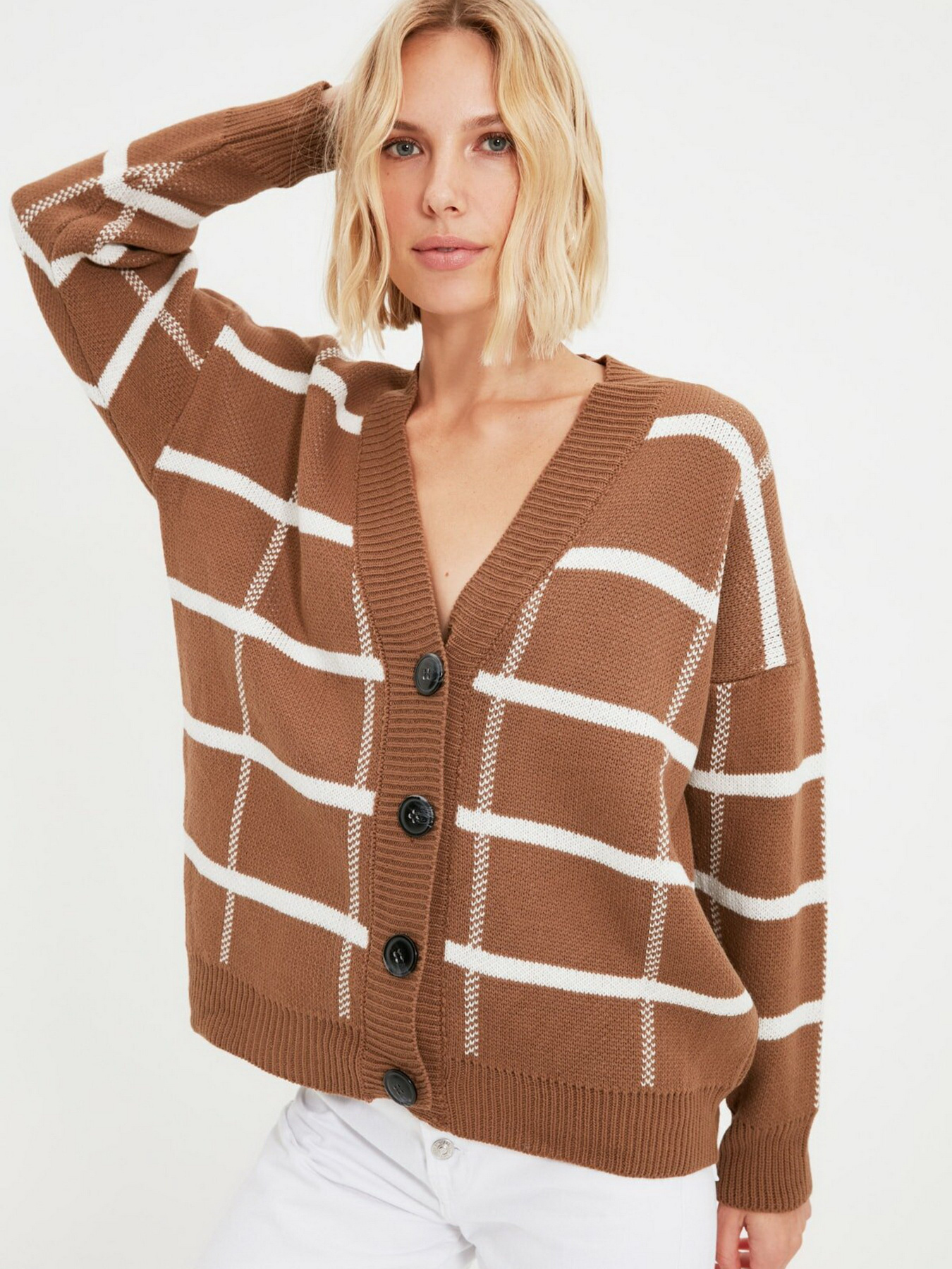 Кардиган Trendyol модель TWOAW22HI0324/Camel Фото