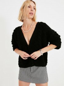 Кардиган Trendyol модель TWOAW22HI0325/Siyah Фото