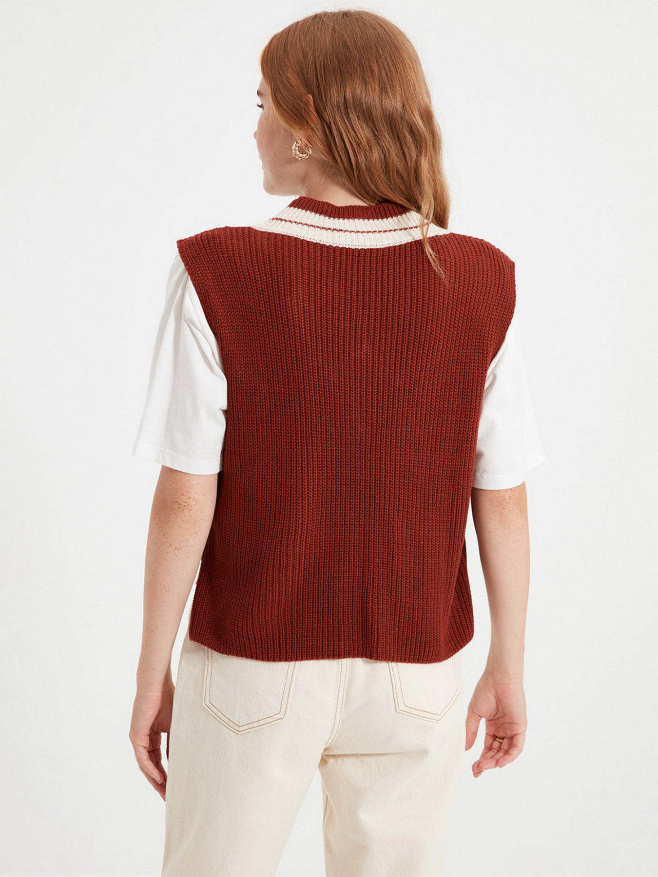 Жилет Trendyol модель TWOAW21BZ0135/Taba Фото