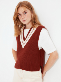 Жилет Trendyol модель TWOAW21BZ0135/Taba Фото