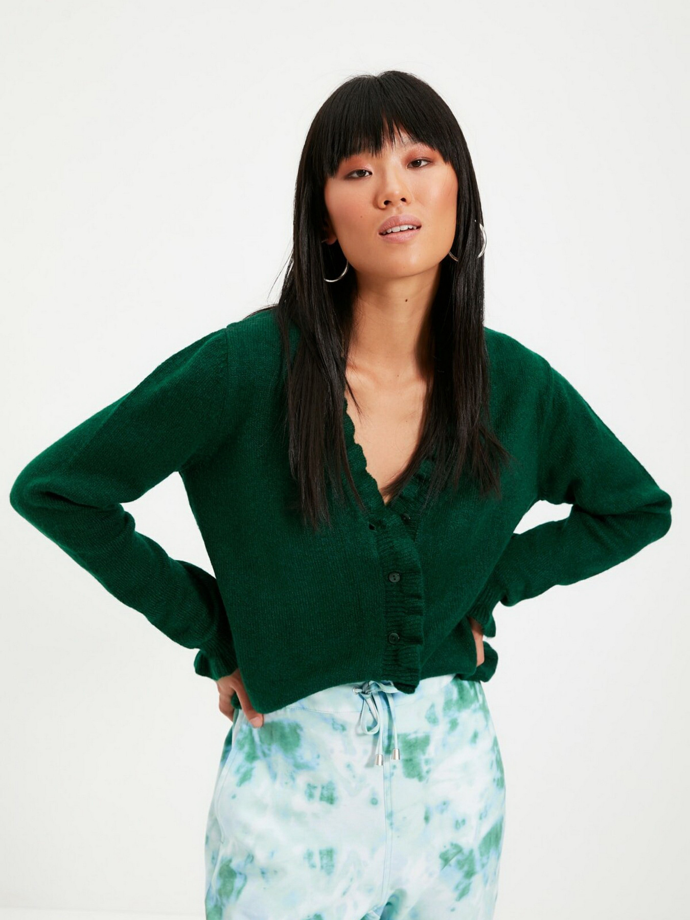 Кардиган Trendyol модель TWOAW22HI0337/Yesil Фото