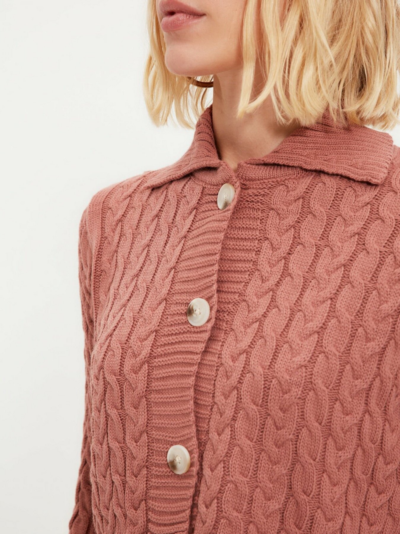 Кардиган Trendyol модель TWOAW22HI0344/Gul Kurusu Фото