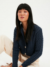 Кардиган Trendyol модель TWOAW22HI0344/Indigo Фото