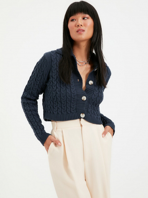 Кардиган Trendyol модель TWOAW22HI0344/Indigo Фото