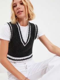 Жилет Trendyol модель TWOAW22BZ0001/Antrasit Фото