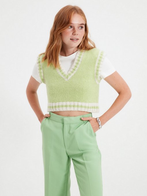 Жилет Trendyol модель TWOAW22BZ0001/Mint Фото