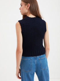 Жилет Trendyol модель TWOAW22BZ0002/Lacivert Фото