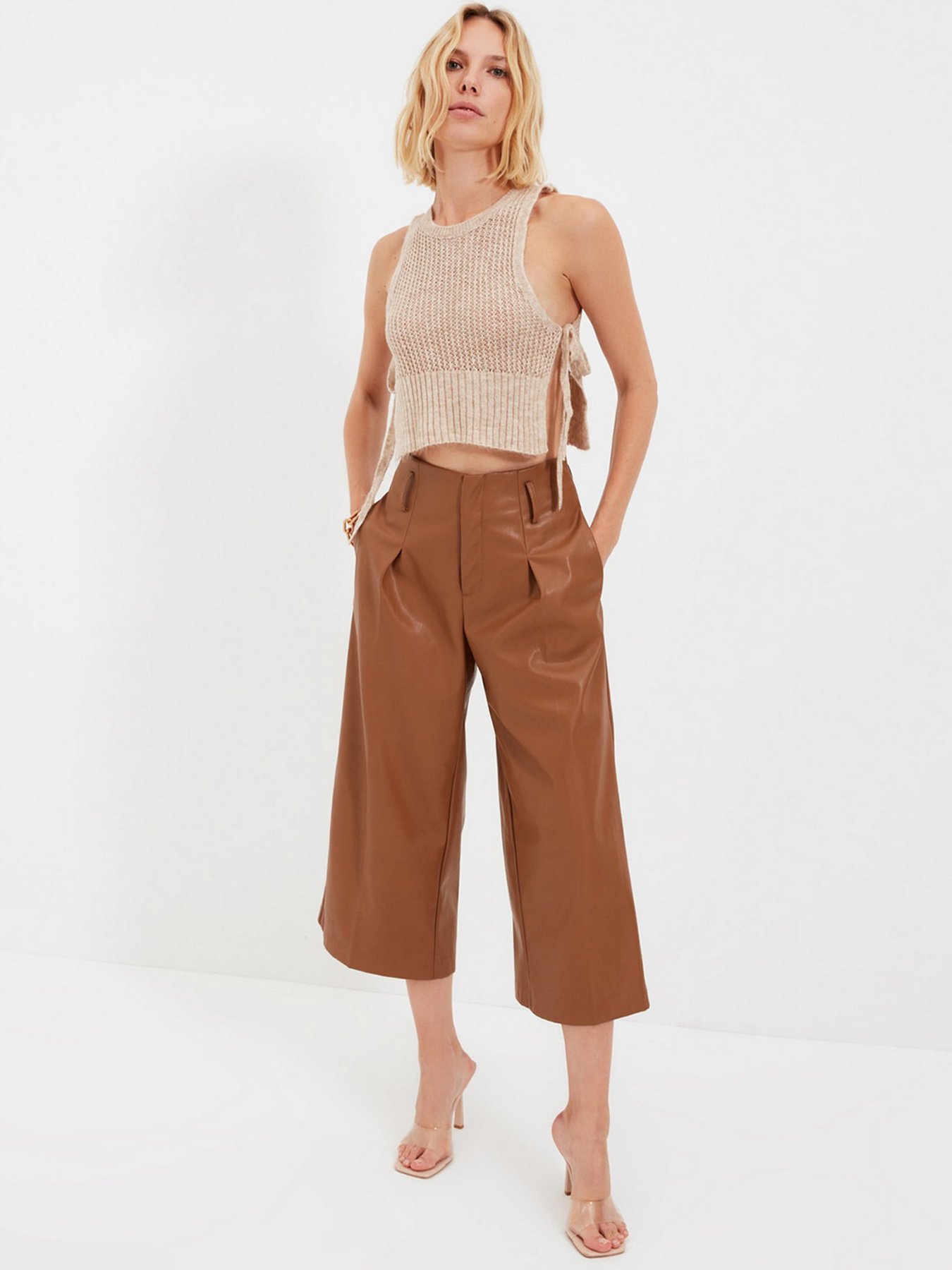 Жилет Trendyol модель TWOAW22BZ0005/Bej Фото