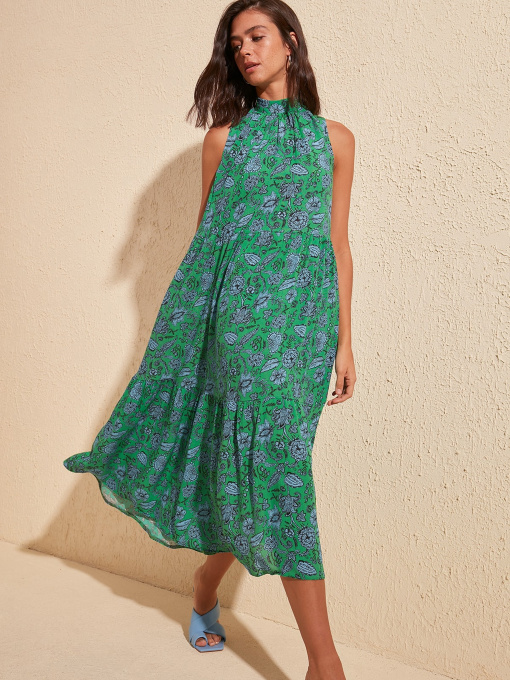 Платья Trendyol модель TWOSS20EL0573/Cok Renkli Фото