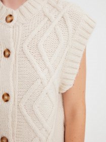 Жилет Trendyol модель TWOAW22BZ0017/Ekru Фото