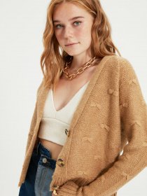 Кардиган Trendyol модель TWOAW22HI0543/Camel Фото