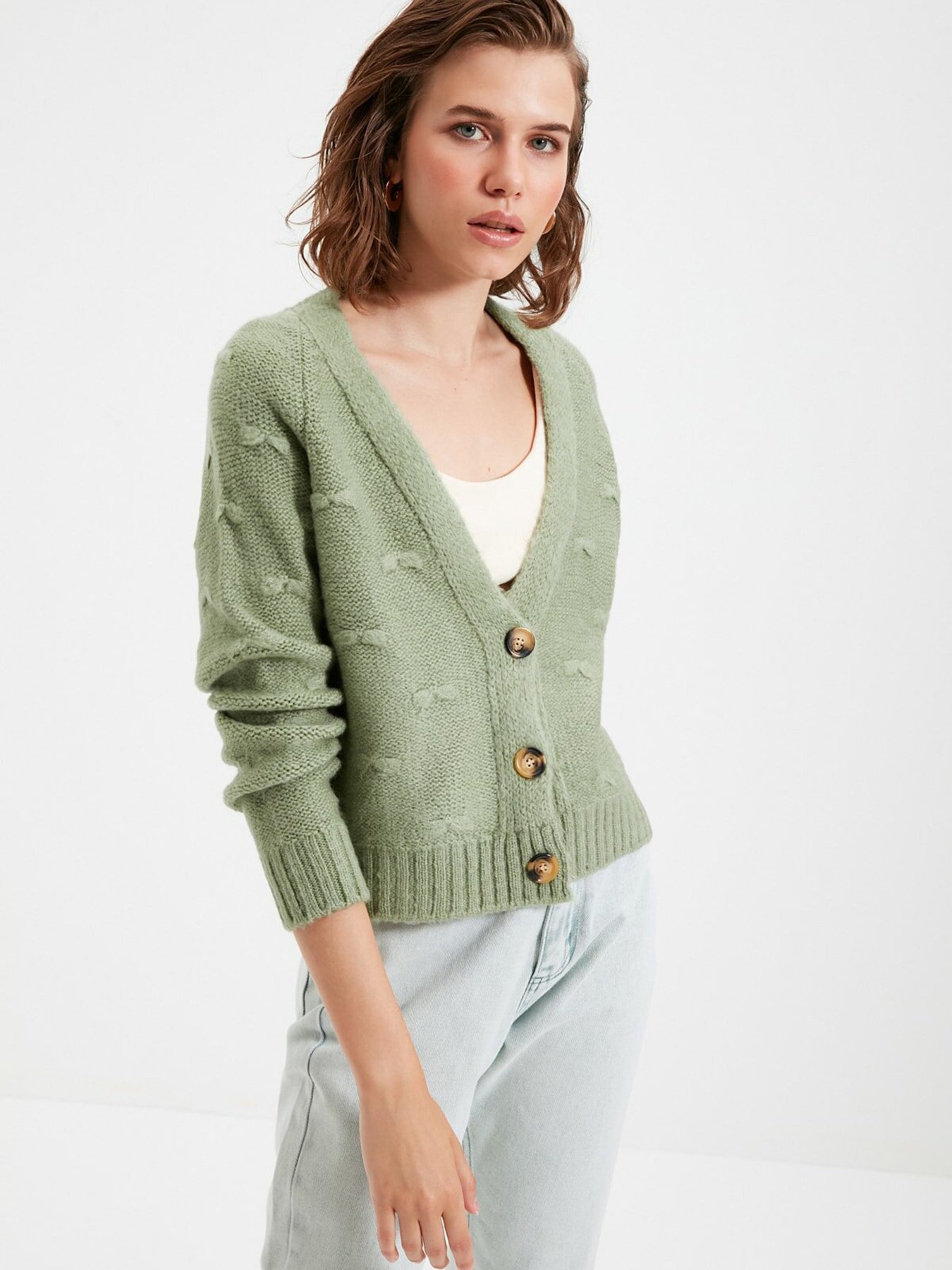 Кардиган Trendyol модель TWOAW22HI0543/Mint Кардиган Trendyol модель TWOAW22HI0543/Mint Фото