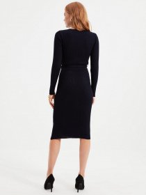 Платье миди Trendyol модель TWOAW22EL0009/Lacivert Фото