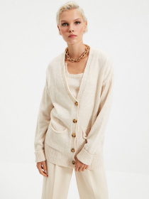 Кардиган Trendyol модель TWOAW22HI0001/Bej Кардиган Trendyol модель TWOAW22HI0001/Bej Фото