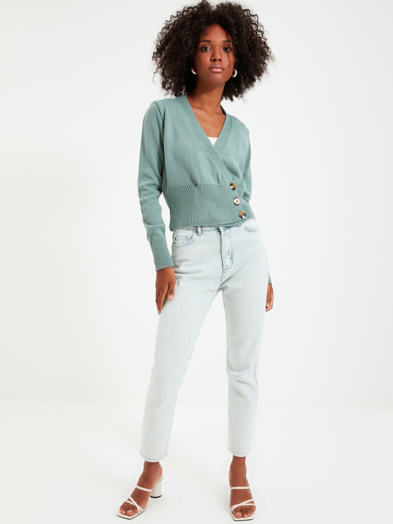 Кардиган Trendyol модель TWOAW22HI0614/Mint Фото