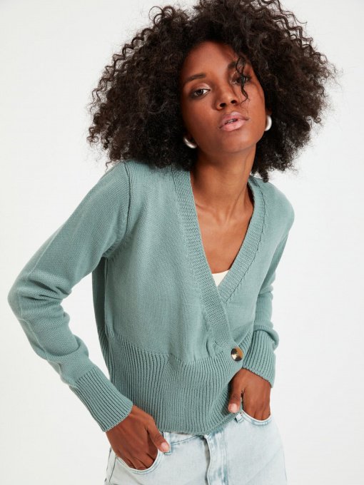 Кардиган Trendyol модель TWOAW22HI0614/Mint Фото