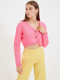 Кардиган Trendyol модель TWOAW22HI0004/Pembe Фото