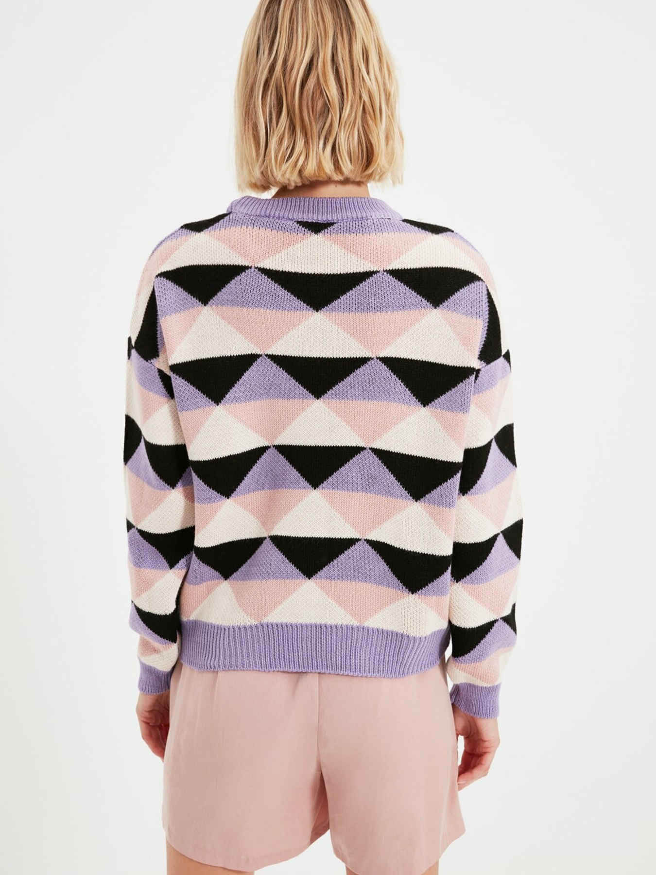 Джемпер Trendyol модель TWOAW22KZ0011/Lila Джемпер Trendyol модель TWOAW22KZ0011/Lila Фото