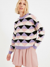 Джемпер Trendyol модель TWOAW22KZ0011/Lila Джемпер Trendyol модель TWOAW22KZ0011/Lila Фото