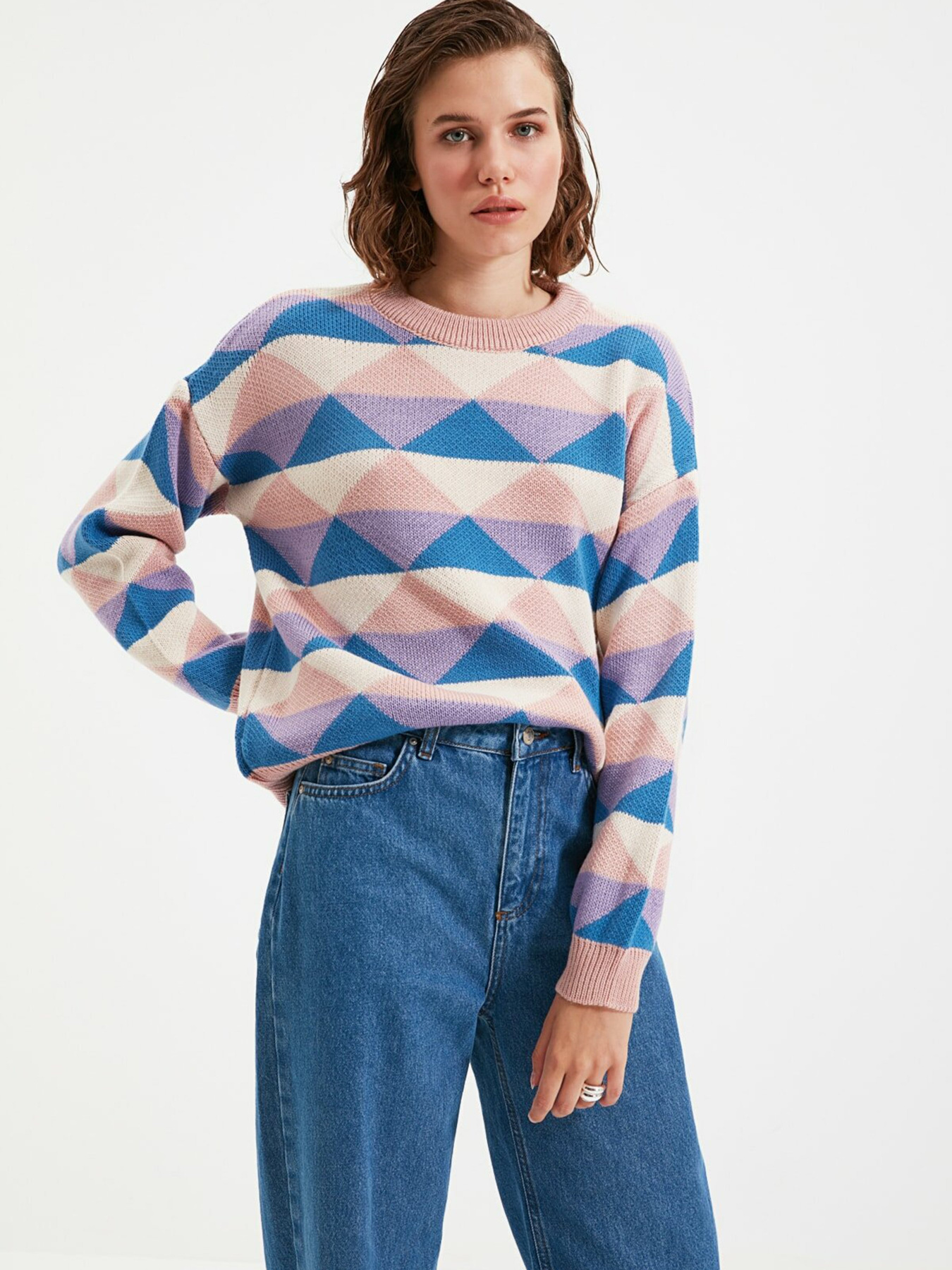 Джемпер Trendyol модель TWOAW22KZ0011/Mavi Фото