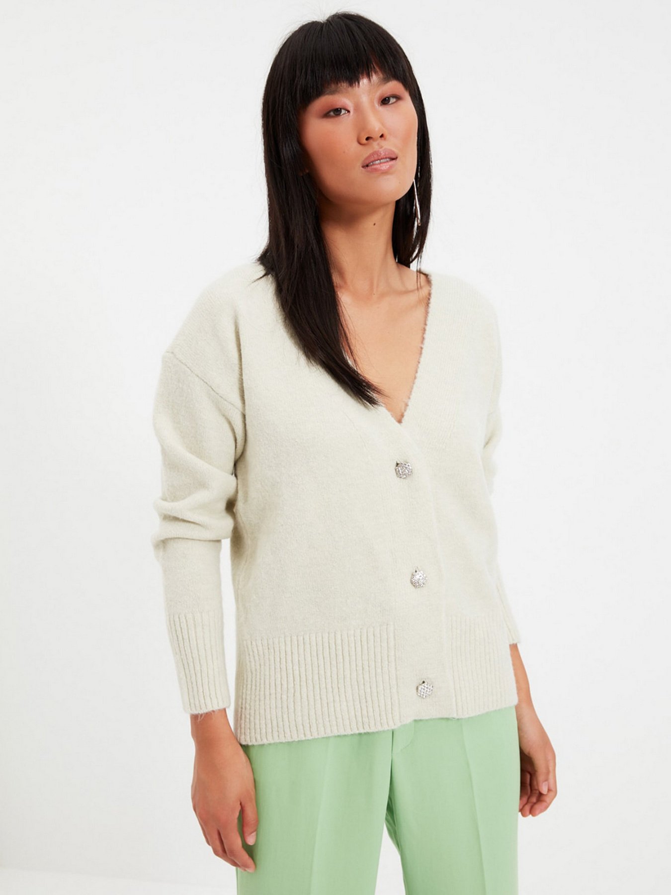 Кардиган Trendyol модель TWOAW22HI0005/Mint Фото